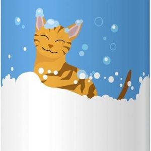 Soothing Hypoallergenic Cat Shampoo – Easy at-home Cat Grooming | Deodorizes | Gentle & Anti-itch | Natural & Allergy-safe Cat Shampoo Sensitive Skin – Fragrance Free | 9 fl oz