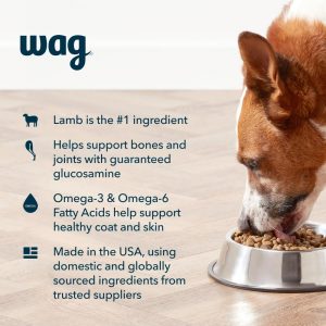Wag Dry Dog Food, Lamb and Brown Rice, 30 lb Bag Visit the WAG Store